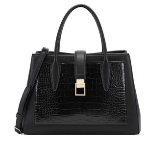 Nine West Hunter Jet Set Satchel Čierne Viacfarebný | XJOFPD-648