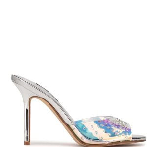 Nine West Ido Rhinestone Na Podpatku Slapky Sandals | KQNOCR-431