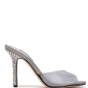 Nine West Ido Rhinestone Na Podpatku Slapky Sandals Svetlo Siva | LJSAYK-512