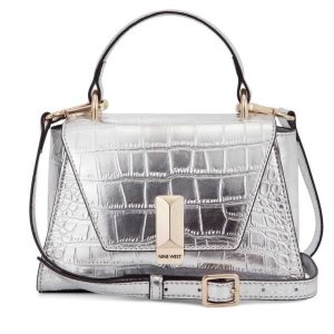 Nine West Imogen Mini Top Handle Strieborne | GTPFVO-143