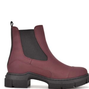 Nine West Iola Chelsea Lug Sole Ruzove | PUYEJH-902