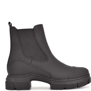 Nine West Iola Chelsea Lug Sole Čierne | DVUJOQ-635