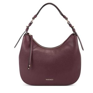 Nine West Irina Hobo Bordove | NSVQYD-538