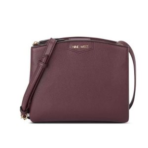 Nine West Jorie Mini Jet Set Bordove | DYKGJV-493