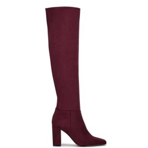 Nine West Kalida Na Podpatku Bordove | YLWBDQ-856