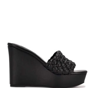 Nine West Kat Platforme Slapky Sandals Čierne | HDVCSW-659