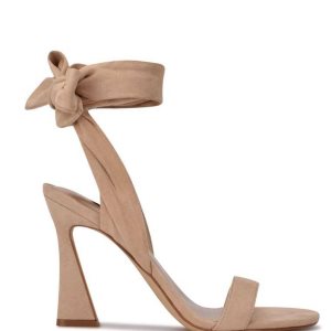 Nine West Kelsie Ankle Wrap Na Podpatku Béžové | KOMPXR-190