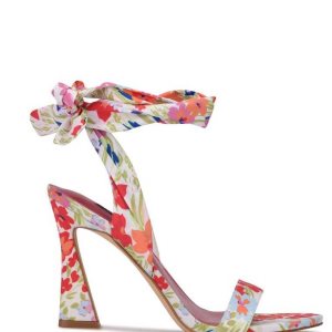 Nine West Kelsie Ankle Wrap Na Podpatku Biele | MQNLUK-571