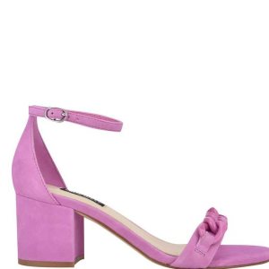 Nine West Kimba Ankle Remienkove Block Sandals | UTMAFW-835