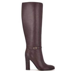 Nine West Kimy Boots Hnede | IBLCUP-467