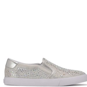 Nine West Lala Slip On Sneakers Strieborne | ZFYUDW-067