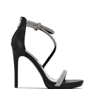 Nine West Lavern Remienkové Na Podpatku Čierne | UGHONP-396