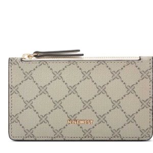 Nine West Lawson Coin Card Case Béžové | XAQVEP-715