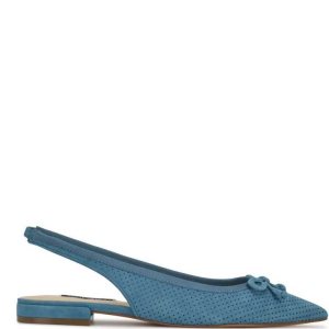 Nine West Livi Slingback Pointy Spicou Tyrkysové | GNERZT-096