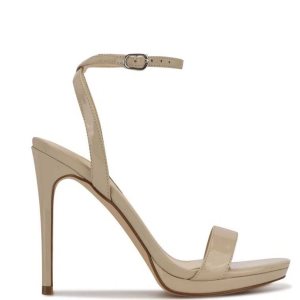 Nine West Loola Ankle Remienkove Svetlo Béžové | KVSQIU-043