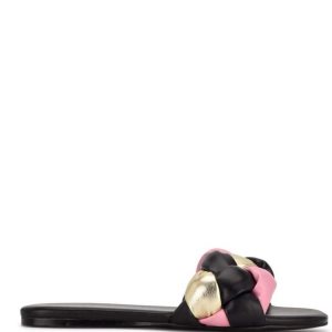 Nine West Lula Balerinky Slapky Sandals Čierne Viacfarebný | IQSBKG-829