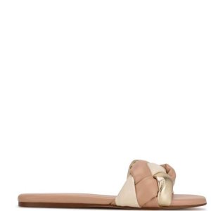Nine West Lula Slapky Sandals Béžové Viacfarebný | IQODGY-358