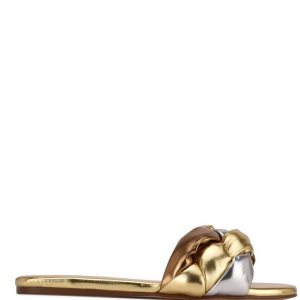 Nine West Lula Slapky Sandals Metal Viacfarebný | YZMHPA-894