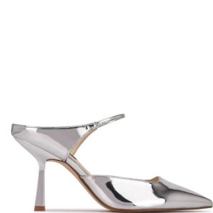 Nine West Madys Mules Strieborne Metal | GIFQYC-653