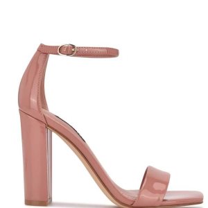 Nine West Marrie Ankle Remienkove Sandals Tmavo Ruzove | BGPFKN-943