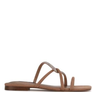 Nine West Meaa Balerinky Slapky Sandals Hnede | GLUIEO-263