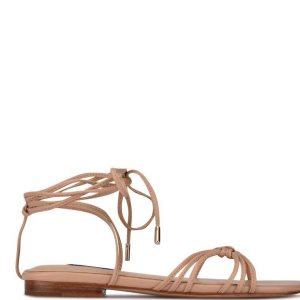 Nine West Minus Ankle Wrap Sandals Ruzove | SPVKBH-239