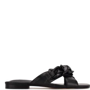 Nine West Misty Slapky Sandals Čierne | LMUCWN-026
