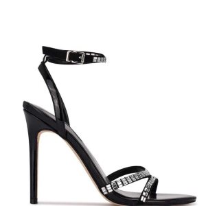 Nine West Mona Ankle Remienkove Sandals Čierne | HJMFKS-012