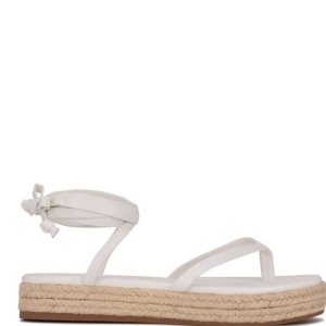 Nine West Monee Ankle Wrap Sandals Biele | VOKWRD-623