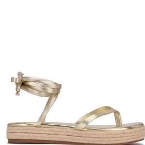 Nine West Monee Ankle Wrap Sandals | EAUMWL-954