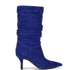 Nine West Mycki Saty Tmavo Modre | MKUECY-084