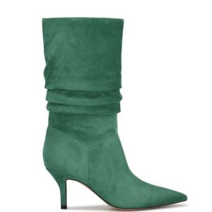 Nine West Mycki Saty Zelene | JVKAGF-587