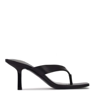 Nine West Nest Na Podpatku Tanga Čierne | BCGKOA-806