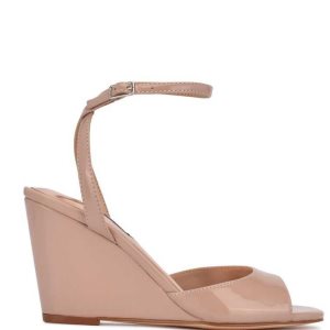 Nine West Nevr Ankle Remienkove Wedge Béžové | IEOYLQ-678
