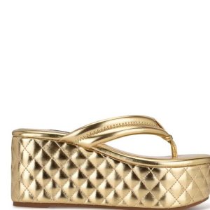 Nine West Newya Platforme Tanga Sandals | XTDWNR-386