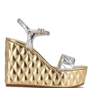 Nine West Nila Platforme Sandals Metal Viacfarebný | BCTWKP-431
