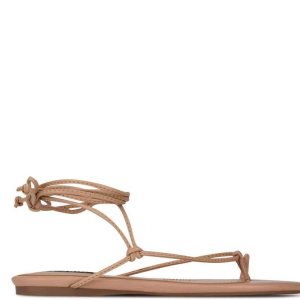 Nine West Pansie Ankle Wrap Sandals Ruzove | FIZANB-028