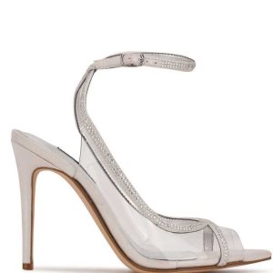 Nine West Parise Ankle Remienkove Sandals Strieborne | LORSWQ-698