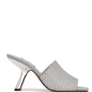 Nine West Partie Na Podpatku Slapky Siva | ABKSWQ-014