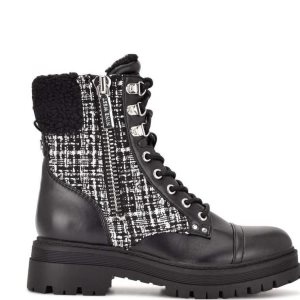 Nine West Pike Combat Lug Sole Čierne | DYWFTO-396