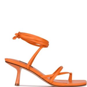 Nine West Pina Ankle Wrap Sandals Oranžové | ICZWQS-719