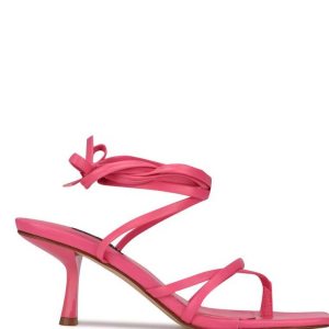 Nine West Pina Ankle Wrap Sandals Ruzove | YSJACP-290