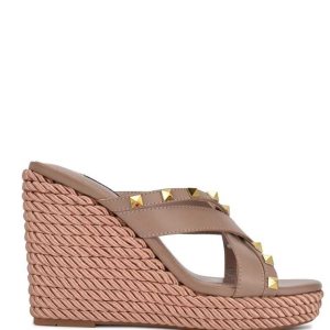 Nine West Pipa Espadrille Wedge Ruzove | EODMFN-514