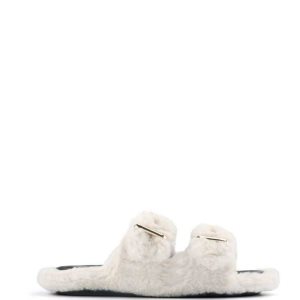 Nine West Plush Cozy Slapky Sandals Béžové | ZLITDK-067