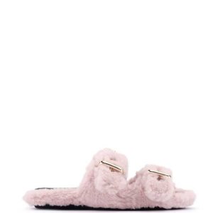 Nine West Plush Cozy Slapky Sandals Ruzove | RNAEDG-604