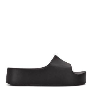 Nine West Pool Platforme Slapky Čierne | FDQGHX-042