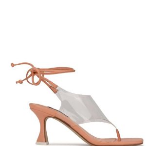 Nine West Popi Ankle Wrap Sandals | XBCUFD-709