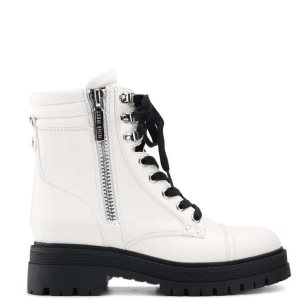 Nine West Prinze Lug Sole Biele | ZMYQIK-760