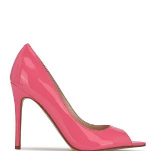 Nine West Prizz Open Spicou Pumps Ruzove | MDPHBR-564