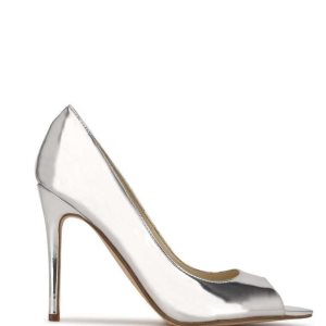 Nine West Prizz Open Spicou Pumps Strieborne | JKWHRO-867